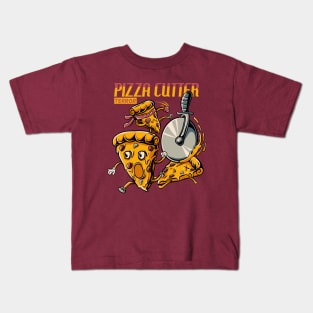 Pizza Cutter Illustration Kids T-Shirt